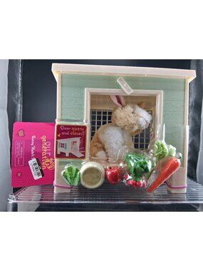 Our Generation Bunny Hutch Playset With Plush Rabbit